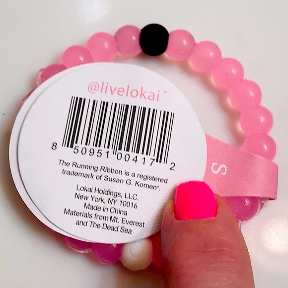 🆕🔥LOKAI SUPER CUTE PINK BREAST CANCER AWARENESS SIZE SMALL BRACELET NWT - Picture 6 of 8